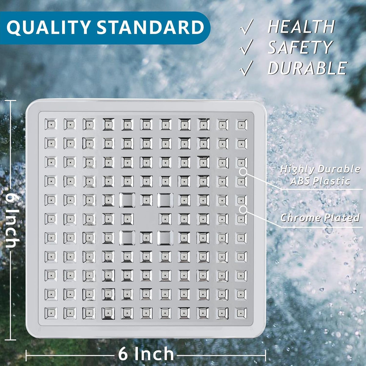 Aquivra® High Pressured Filtered Shower Head SET