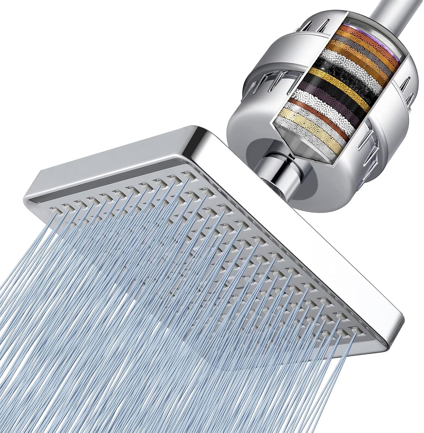 Aquivra® High Pressured Filtered Shower Head SET