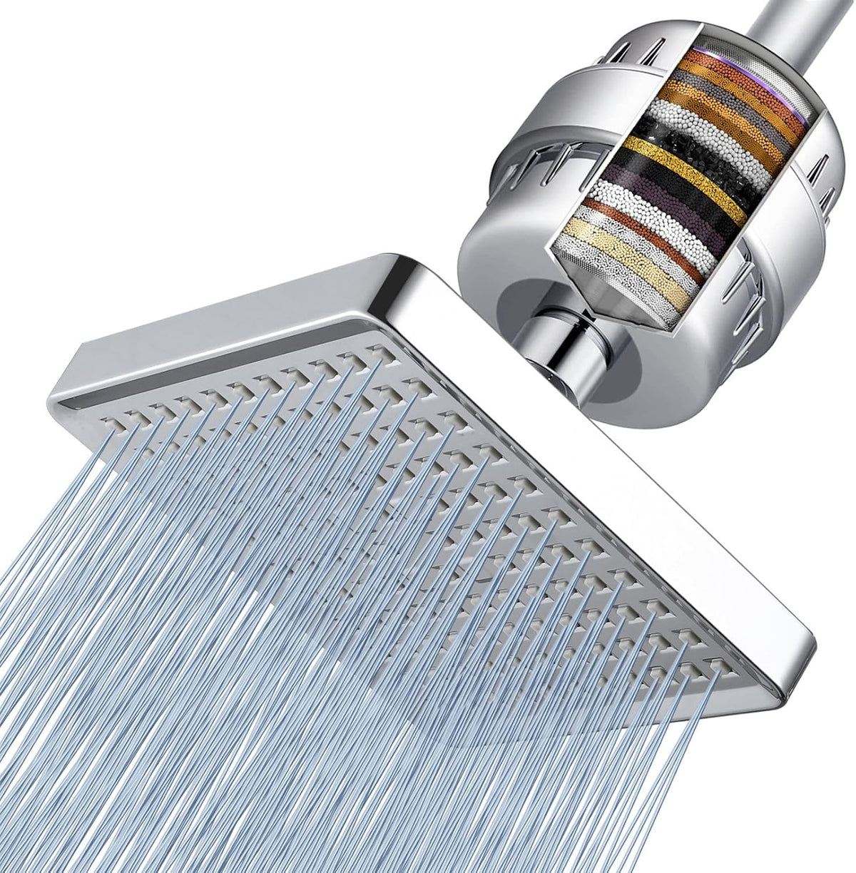 Aquivra® High Pressured Filtered Shower Head SET