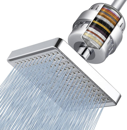 Aquivra® High Pressured Filtered Shower Head SET