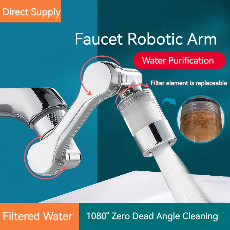 Aquivra® High Pressured Filtered Swivel Faucet