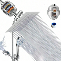 Aquivra® High Pressured Filtered Shower Head SET