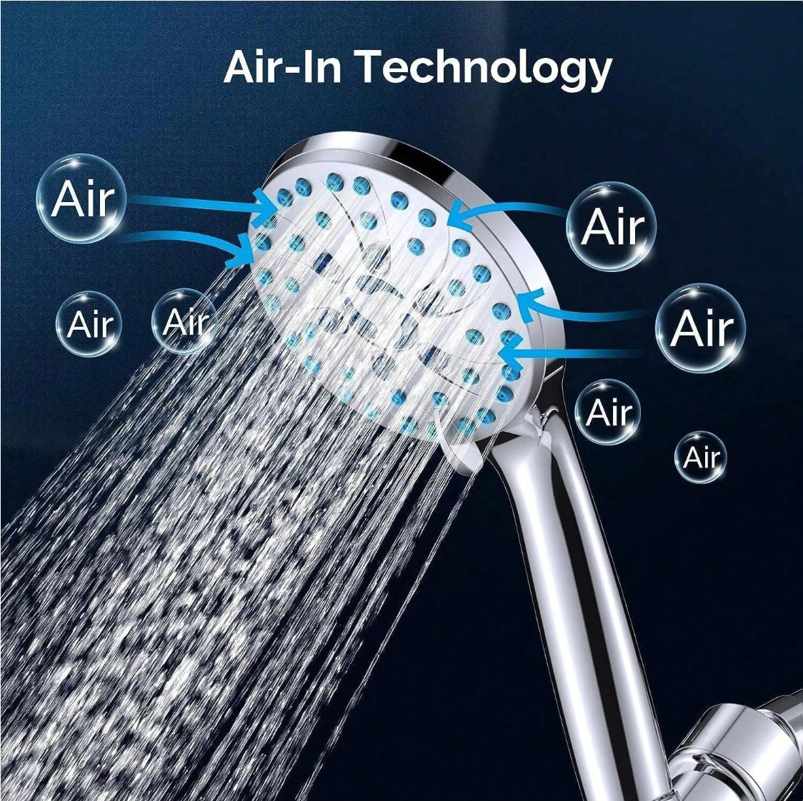 Aquivra® High Pressured Filtered Shower Head SET
