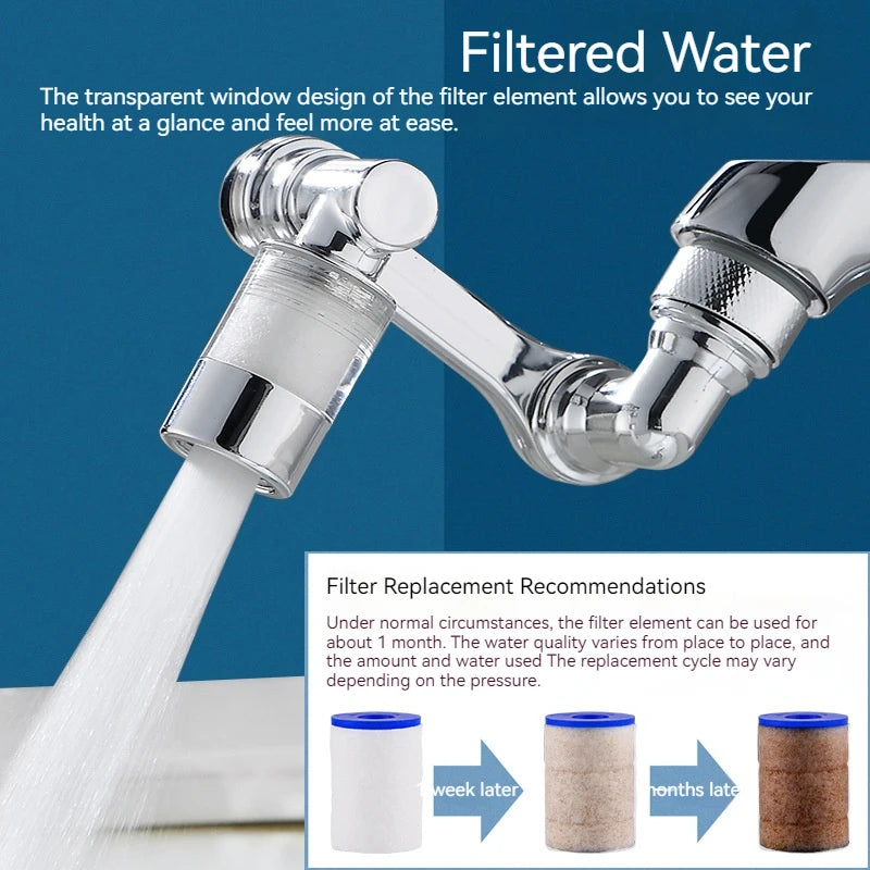 Aquivra® High Pressured Filtered Swivel Faucet