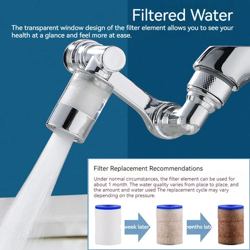 Aquivra® High Pressured Filtered Swivel Faucet