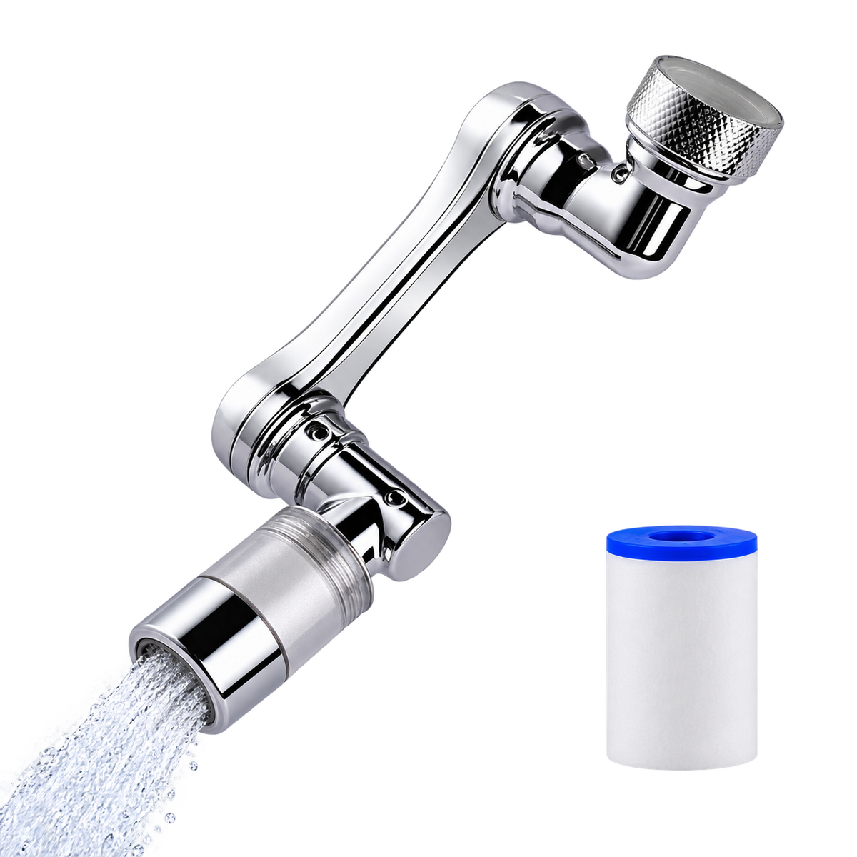 Aquivra® High Pressured Filtered Swivel Faucet